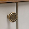 Hardy Cabinet Knob in Antiqued Brass