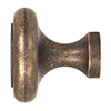 Hardy Cabinet Knob in Antiqued Brass