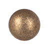 Small Dawson Cabinet Knob in Antiqued Brass