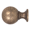 Small Dawson Cabinet Knob in Antiqued Brass