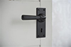 Chester Handle, Bristol Keyhole Plate, Matt Black