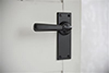 Chester Handle, Bristol Plain Plate, Matt Black