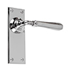 Chester Handle, Bristol Plain Plate, Nickel Pair