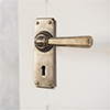 Chester Handle, Ilkley Keyhole Plate, Antiqued Brass