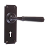 Chester Handle, Ilkley Keyhole Plate, Matt Black