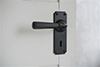 Chester Handle, Ilkley Keyhole Plate, Matt Black