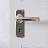 Chester Handle, Ilkley Keyhole Plate, Nickel