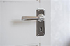 Chester Handle, Ilkley Keyhole Plate, Nickel