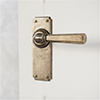Chester Handle, Ilkley Plain Plate, Antiqued Brass