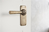 Chester Handle, Ilkley Plain Plate, Antiqued Brass