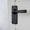 Chester Handle, Ilkley Plain Plate, Matt Black