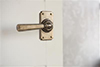 Chester Handle, Ilkley Short Plate, Antiqued Brass