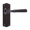 Chester Handle, Nowton Plain Plate, Matt Black