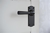 Chester Handle, Nowton Plain Plate, Matt Black