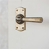 Chester Handle, Nowton Short Plate, Antiqued Brass