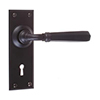 Chester Handle, Ripley Keyhole Plate, Matt Black