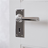 Chester Handle, Ripley Keyhole Plate, Nickel