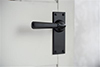 Chester Handle, Ripley Plain Plate, Matt Black