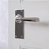 Chester Handle, Ripley Plain Plate, Nickel