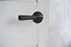 Chester Handle, Reeded Plate, Matt Black