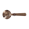 Chester Handle, Rowley Plate, Antiqued Brass