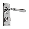 Chester Handle, Bristol Privacy Plate, Nickel