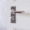 Chester Handle, Bristol Privacy Plate, Nickel