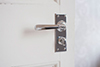 Chester Handle, Bristol Privacy Plate, Nickel