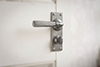 Chester Handle, Bristol Privacy Plate, Polished