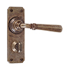 Chester Handle, Ilkley Privacy Plate, Antiqued Brass