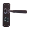 Chester Handle, Ilkley Privacy Plate, Matt Black