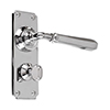 Chester Handle, Ilkley Privacy Plate, Nickel