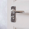 Chester Handle, Ilkley Privacy Plate, Nickel