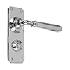 Chester Handle, Ilkley Privacy Plate, Nickel