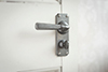 Chester Handle, Ilkley Privacy Plate, Polished