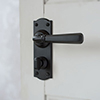 Chester Handle, Nowton Privacy Plate, Matt Black