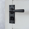 Chester Handle, Ripley Privacy Plate, Matt Black