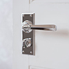 Chester Handle, Ripley Privacy Plate, Nickel