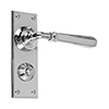 Chester Handle, Ripley Privacy Plate, Nickel