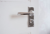 Chester Handle, Ripley Privacy Plate, Nickel