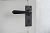 Bromley Handle, Bristol Keyhole Plate, Matt Black