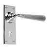 Bromley Handle, Bristol Keyhole Plate, Nickel