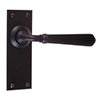 Bromley Handle, Bristol Plain Plate, Matt Black