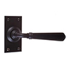 Bromley Handle, Bristol Short Plate, Matt Black