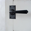 Bromley Handle, Bristol Short Plate, Matt Black