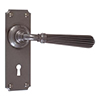 Bromley Handle, Ilkley Keyhole Plate, Polished