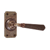 Bromley Handle, Ilkley Short Plate, Antiqued Brass