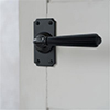 Bromley Handle, Ilkley Short Plate, Matt Black