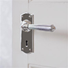 Bromley Handle, Nowton Keyhole Plate, Nickel