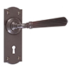 Bromley Handle, Nowton Keyhole Plate, Polished